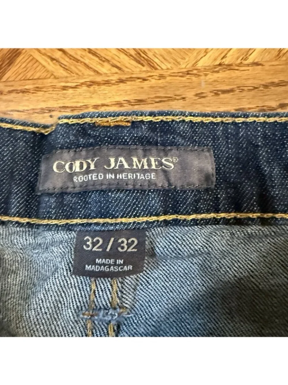 Cody James Jackson Slim Straight Mens 32x32 Western Blue Denim Jeans